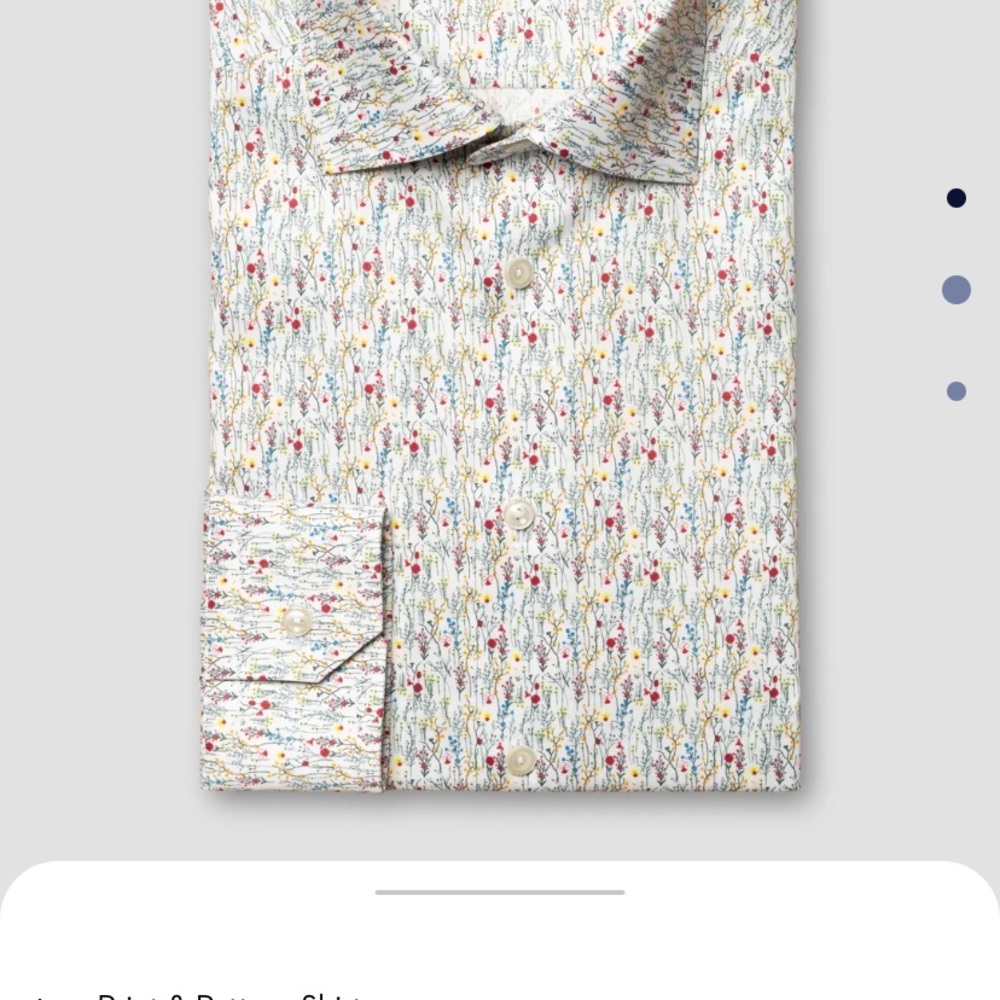 Eton Mens Contemporary Button up Shirt size 43/17